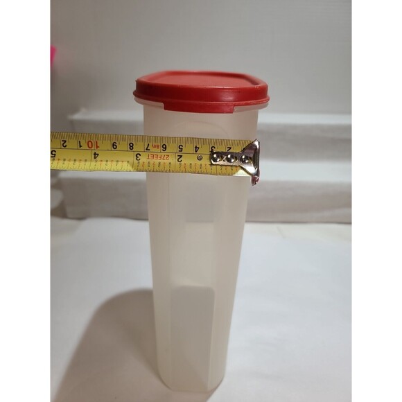 Vintage TUPPERWARE 1615-13 Modular Mate 12 1/4 cup 1616-2 Red Lid - Picture 5 of 10